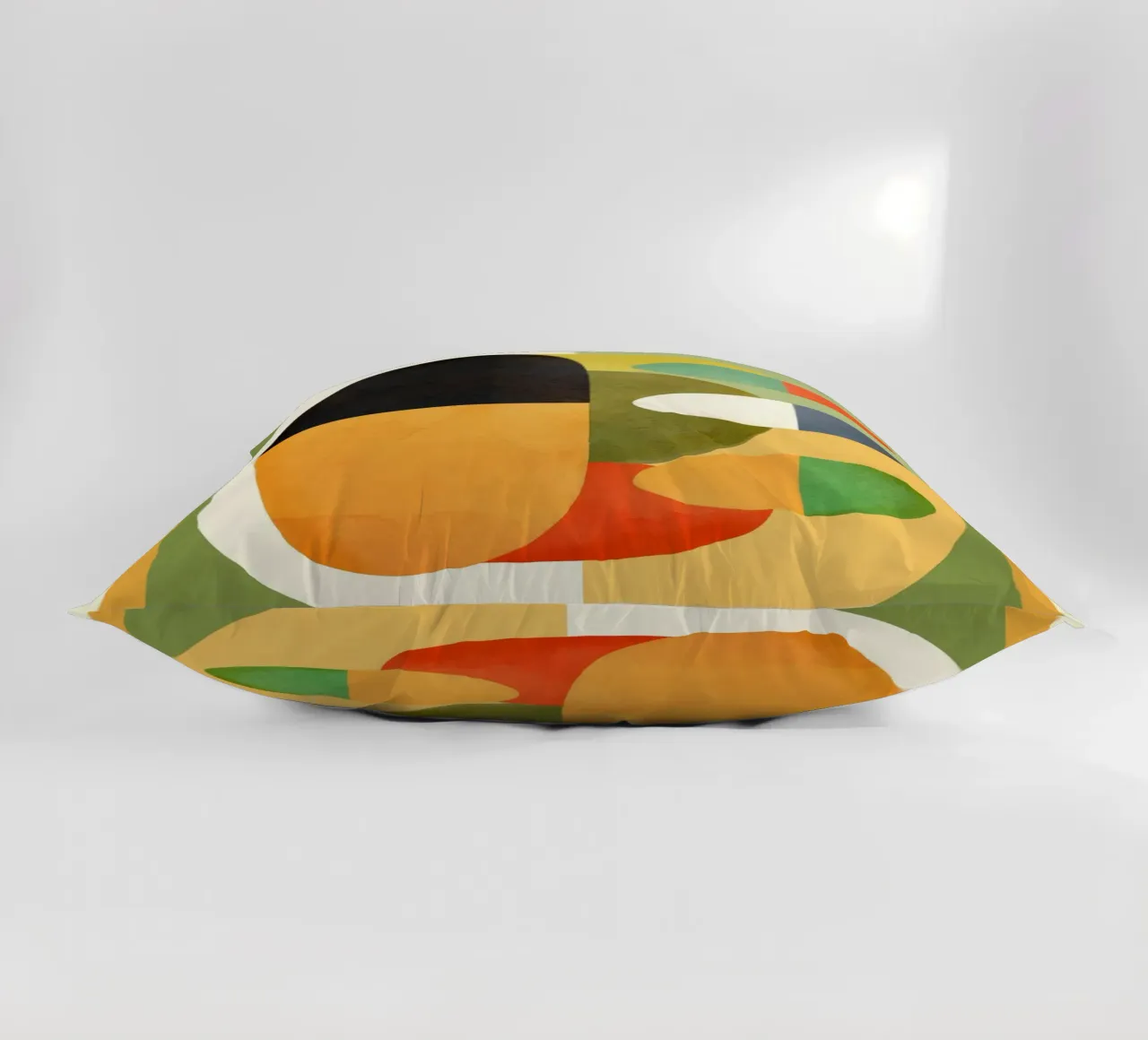 Modern Abstract Geometric Art 25 cuscino da Flow Line