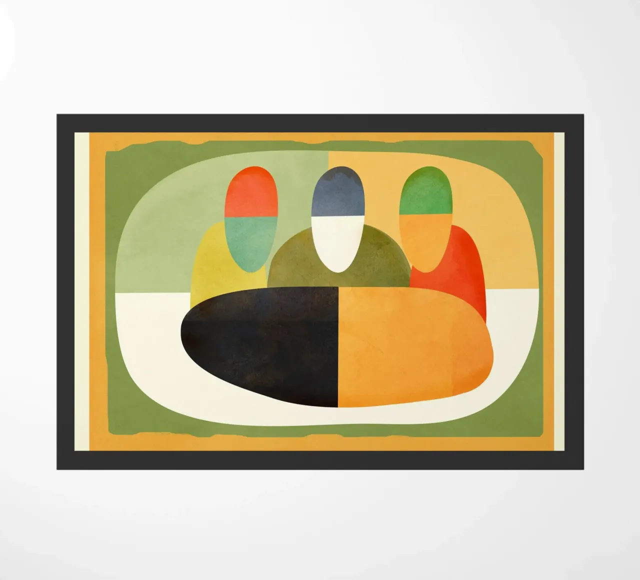 Modern Abstract Geometric Art 25 zerbino da Flow Line
