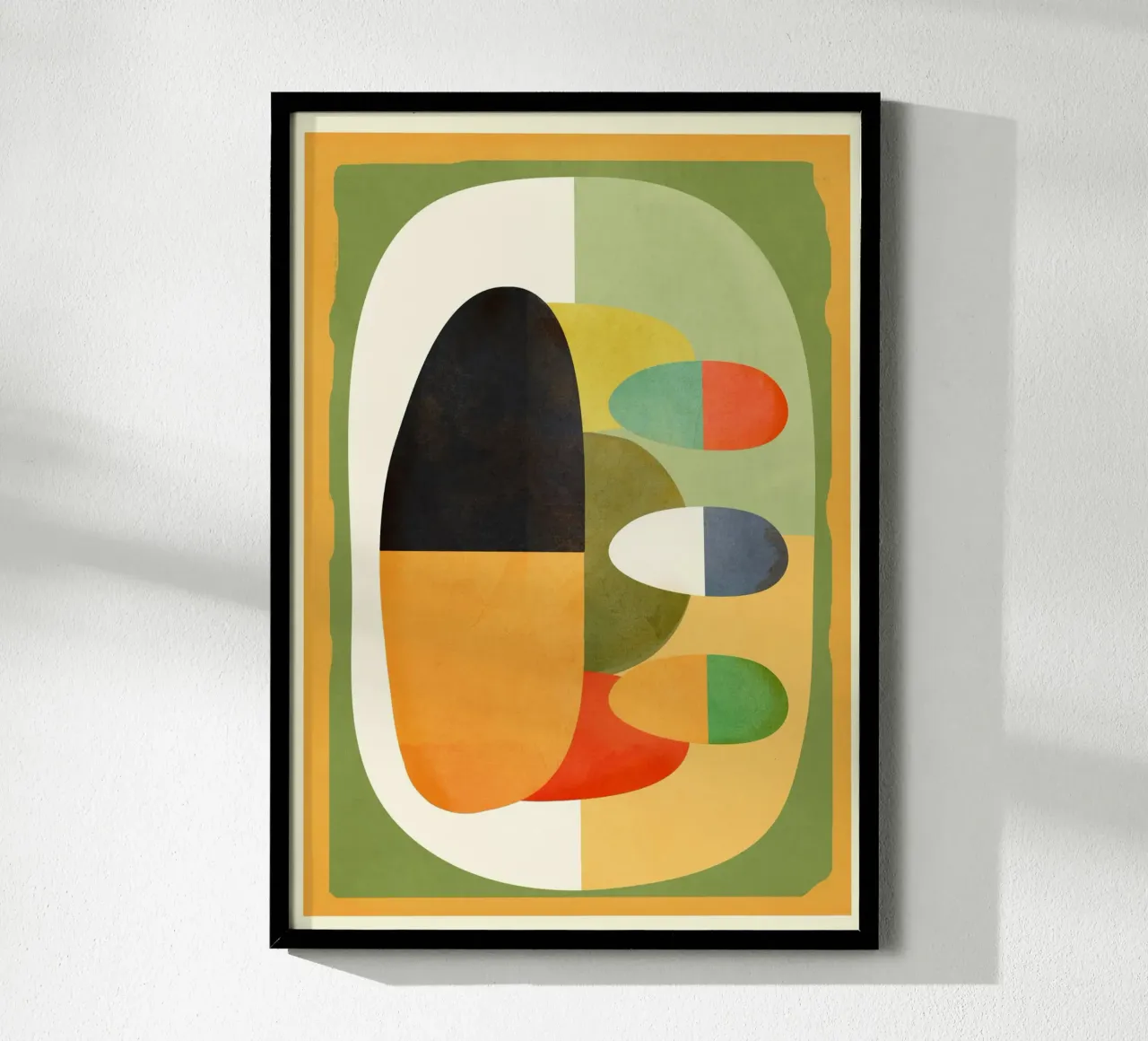 Modern Abstract Geometric Art 25 carta hahnemühle da Flow Line
