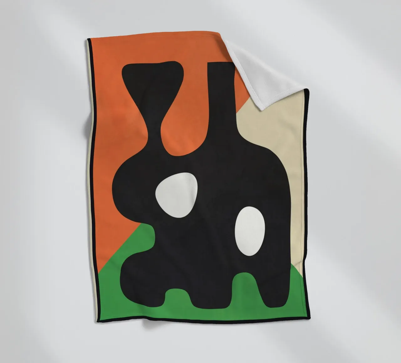 Abstract Art Vase 1 coperta in pile da Flow Line
