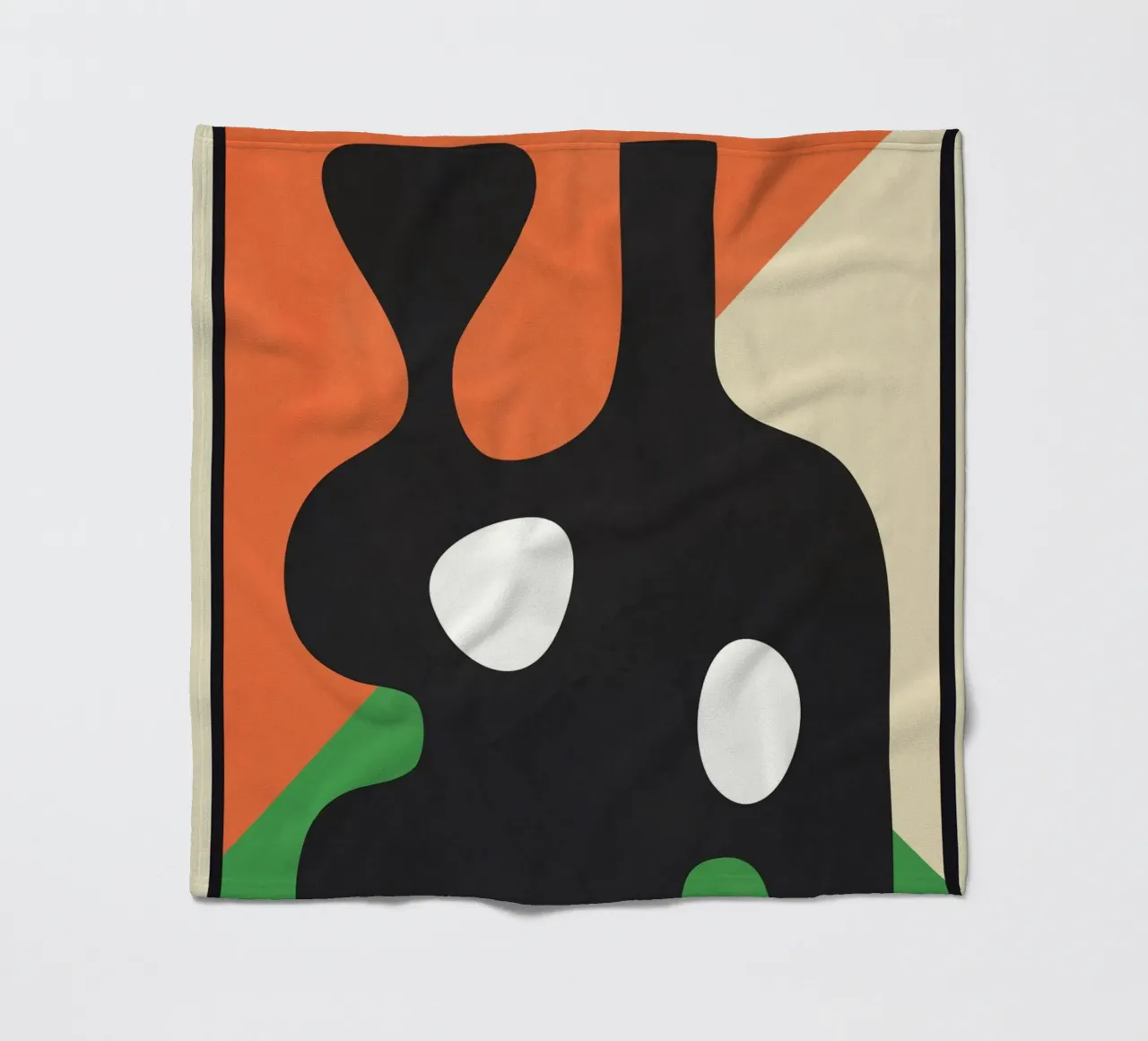 Abstract Art Vase 1 coperta in pile da Flow Line