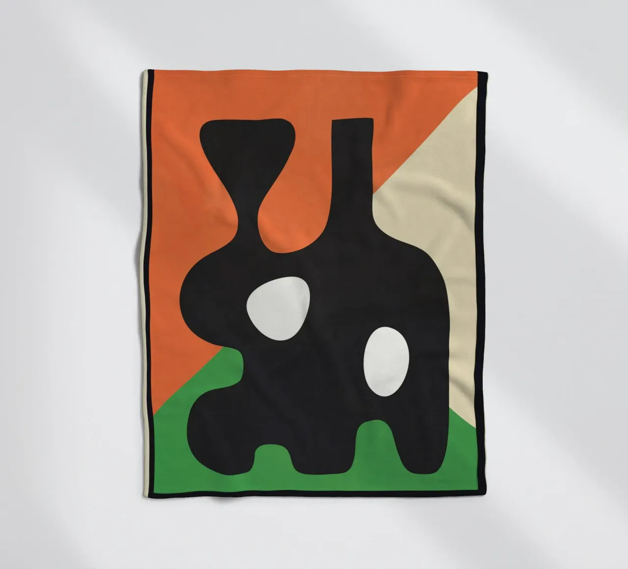 Abstract Art Vase 1 coperta in pile da Flow Line