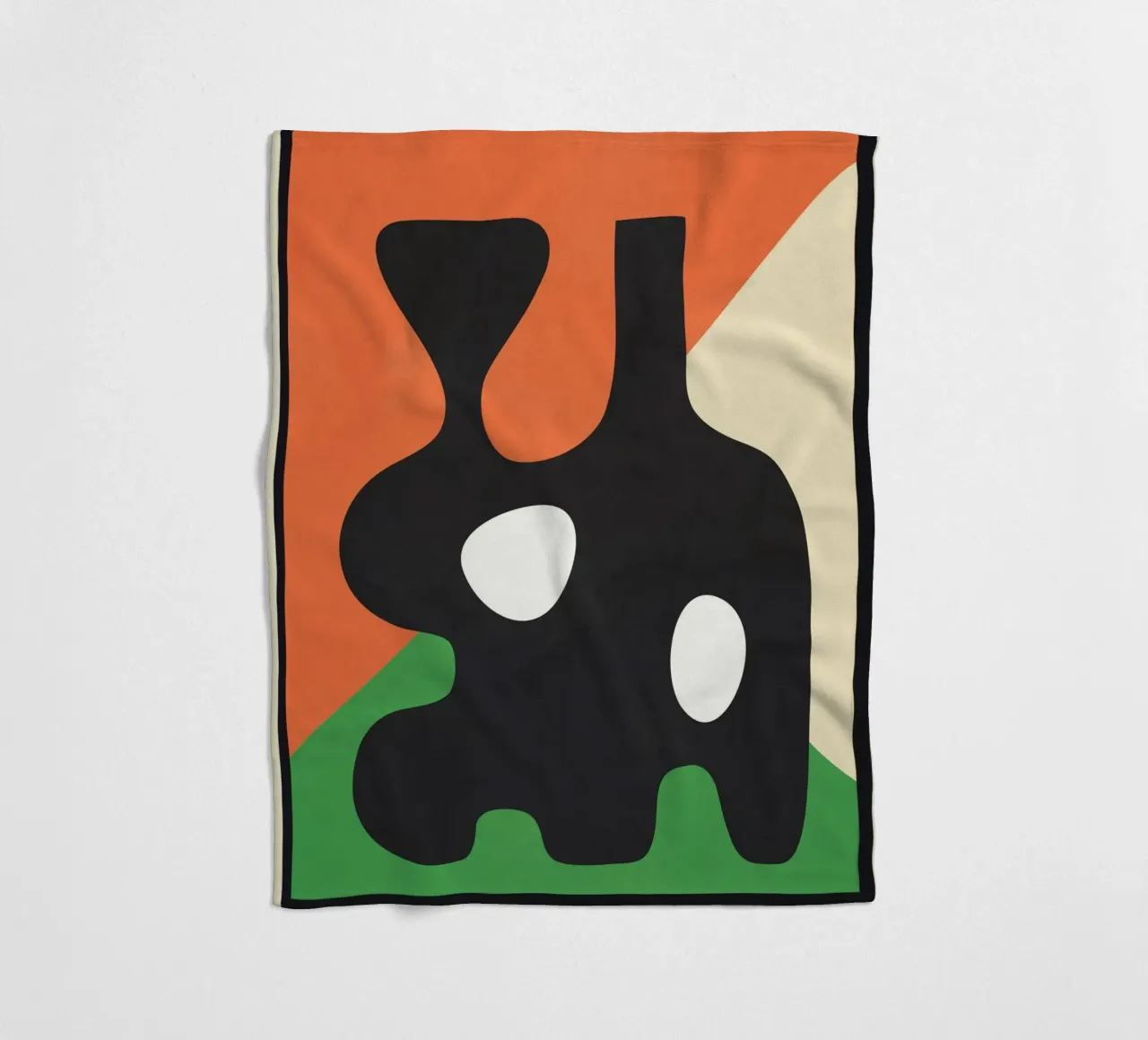 Abstract Art Vase 1 coperta in pile da Flow Line