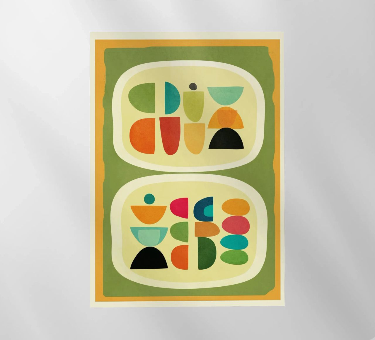 Modern Abstract Geometric Art 26 pellicola backlit da Flow Line
