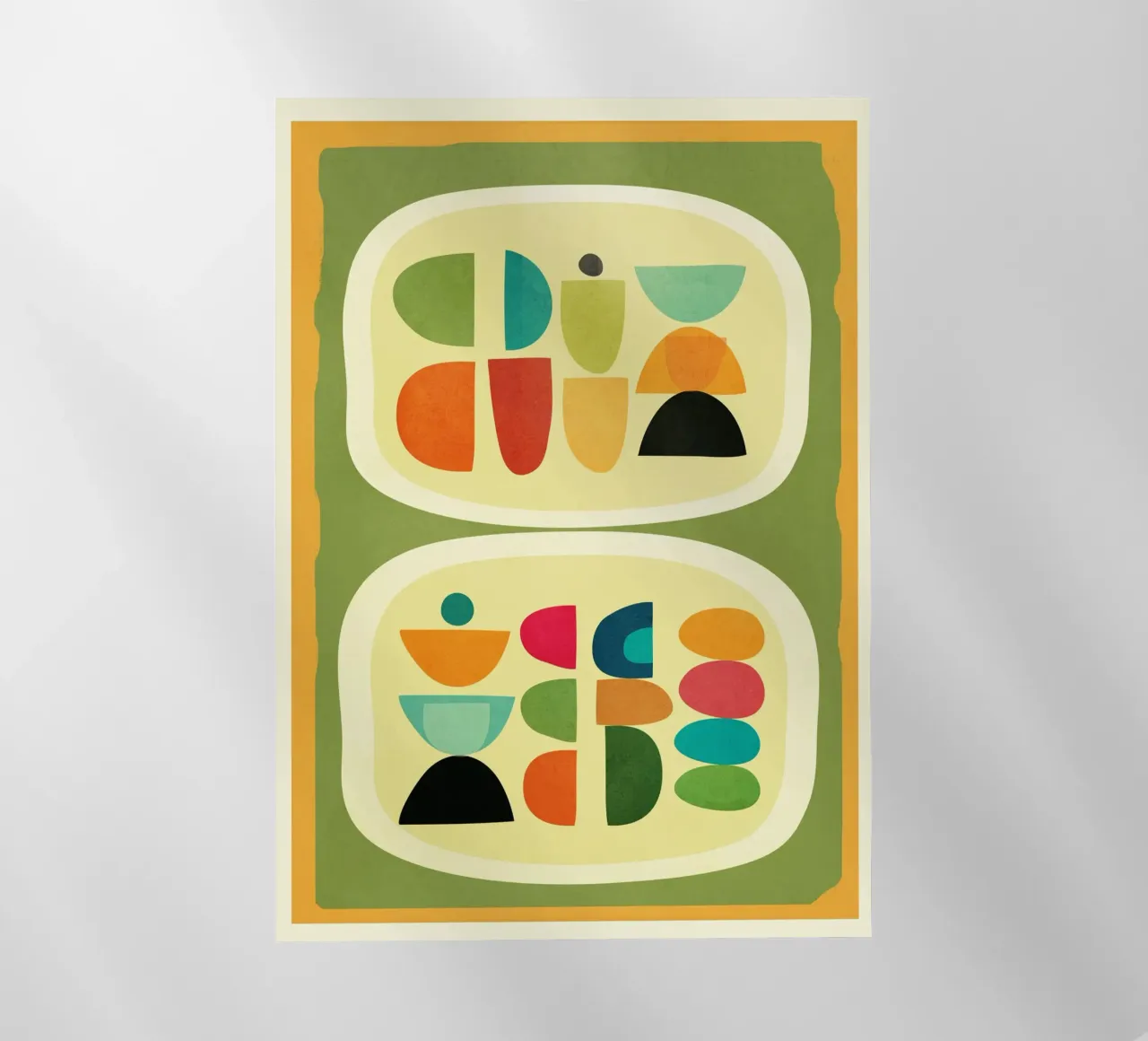 Modern Abstract Geometric Art 26 pellicola backlit da Flow Line