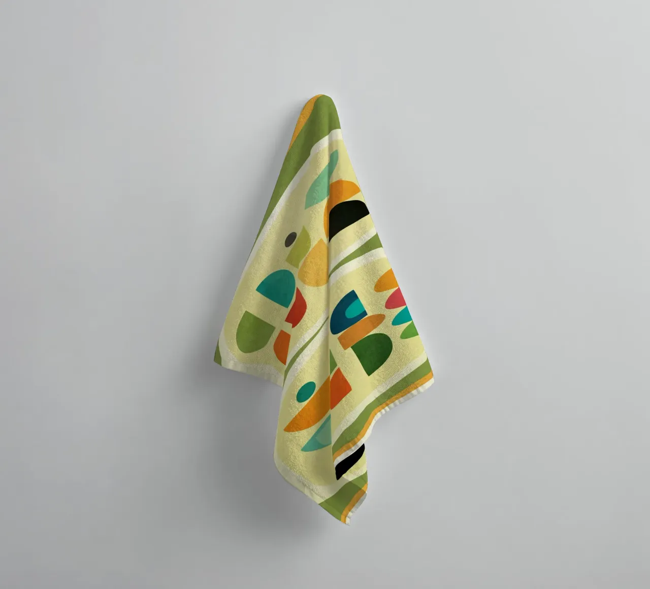 Modern Abstract Geometric Art 26 asciugamano da bagno da Flow Line