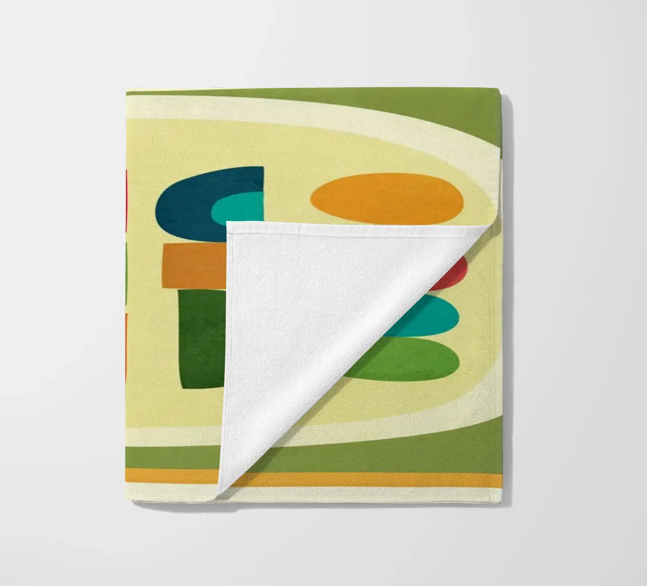Modern Abstract Geometric Art 26 telo mare da Flow Line