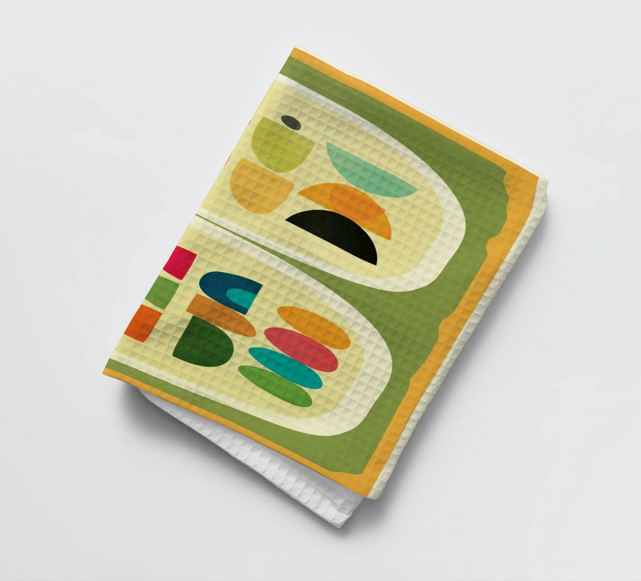 Modern Abstract Geometric Art 26 torchon de Flow Line