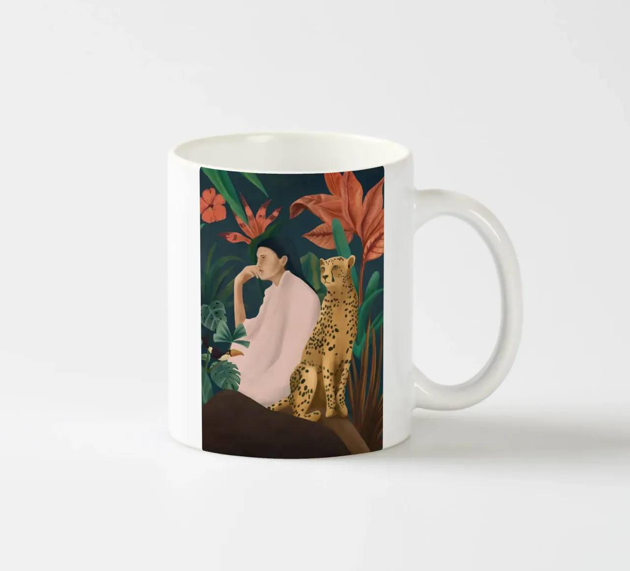 Into The Wild tazza in ceramica da Flow Line