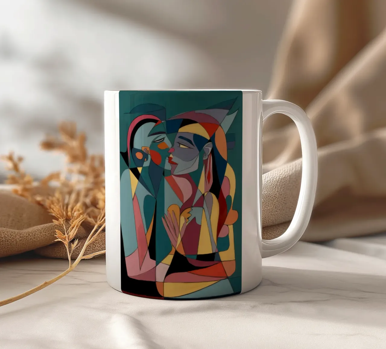 Incontro appassionato tazza in ceramica da Crimson Whisper