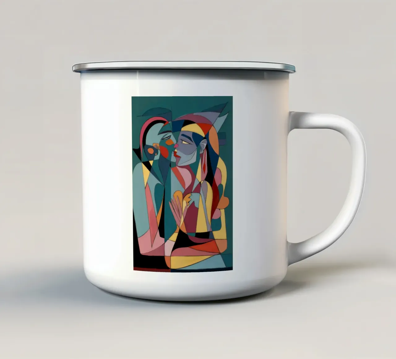 Incontro appassionato tazza in smalto da Crimson Whisper