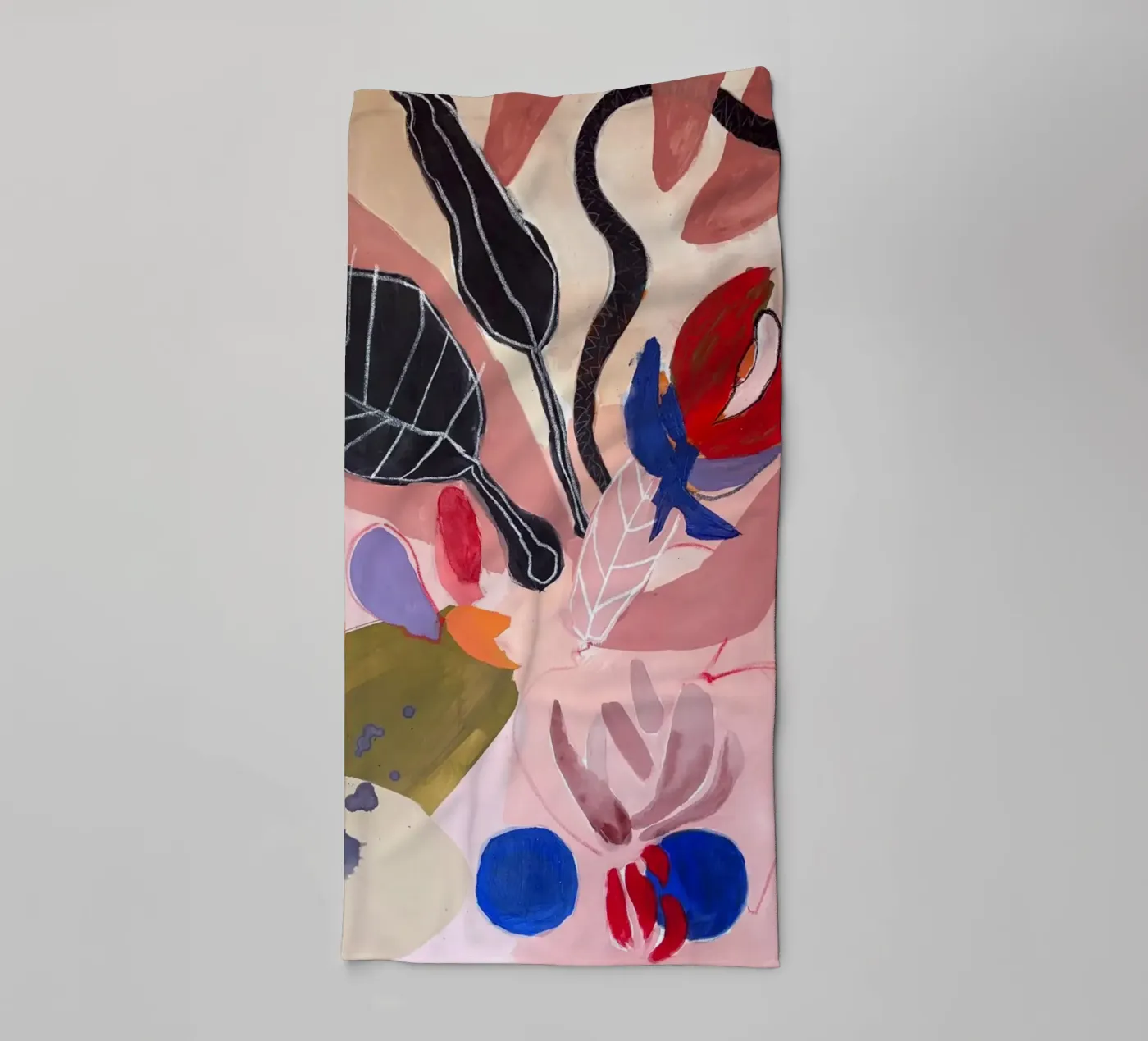 Finding peace towel by Silvaya