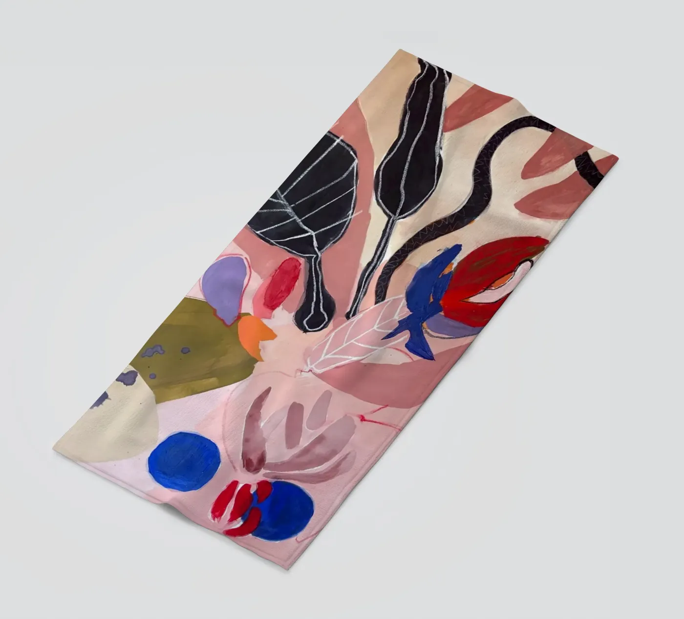 Finding peace beach towel by Silvaya