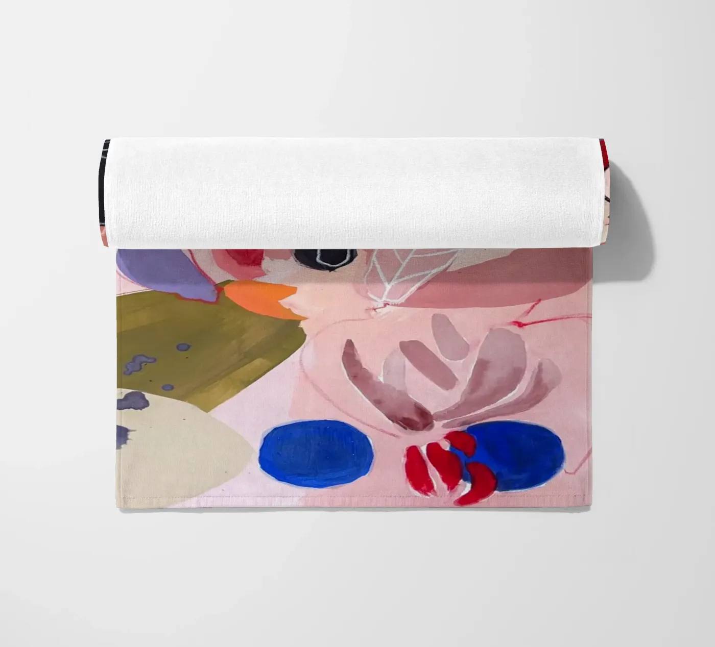 Finding peace beach towel by Silvaya