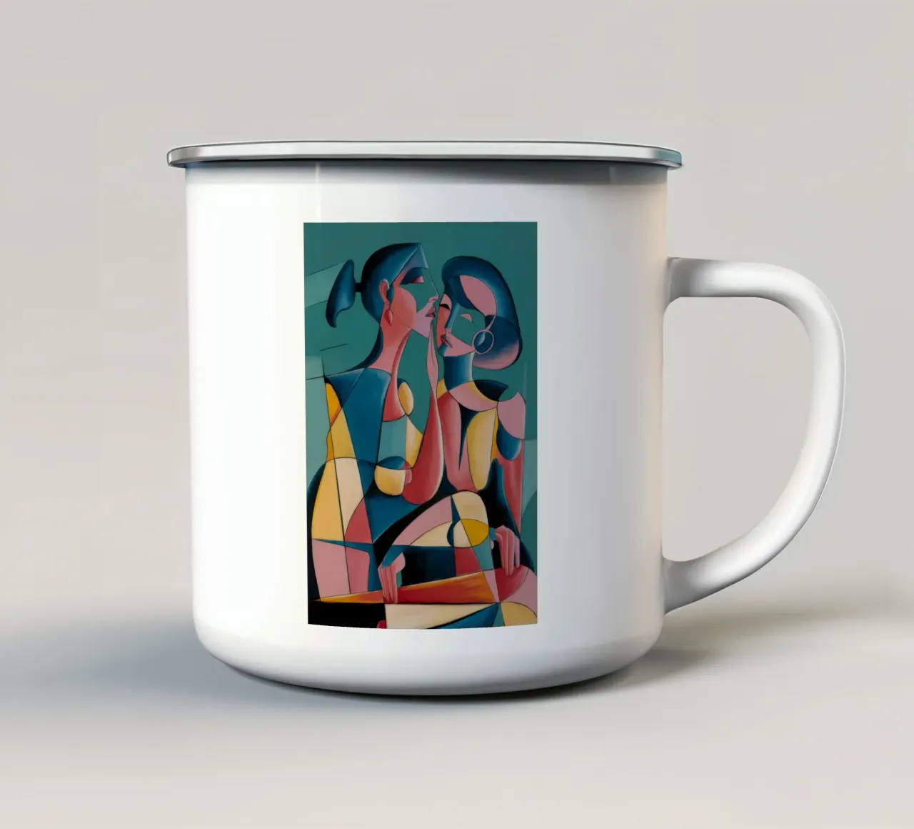 Segreti sussurrati tazza in smalto da Crimson Whisper