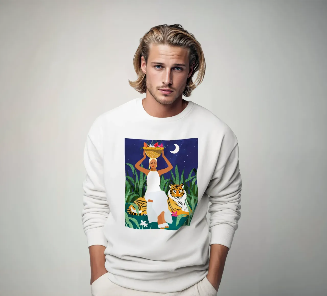 Not where I intended to go, but Even Better โ Midnight Tiger felpa da 83oranges