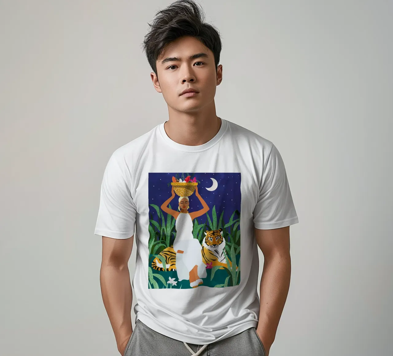 Not where I intended to go, but Even Better — Midnight Tiger t-shirt da 83oranges
