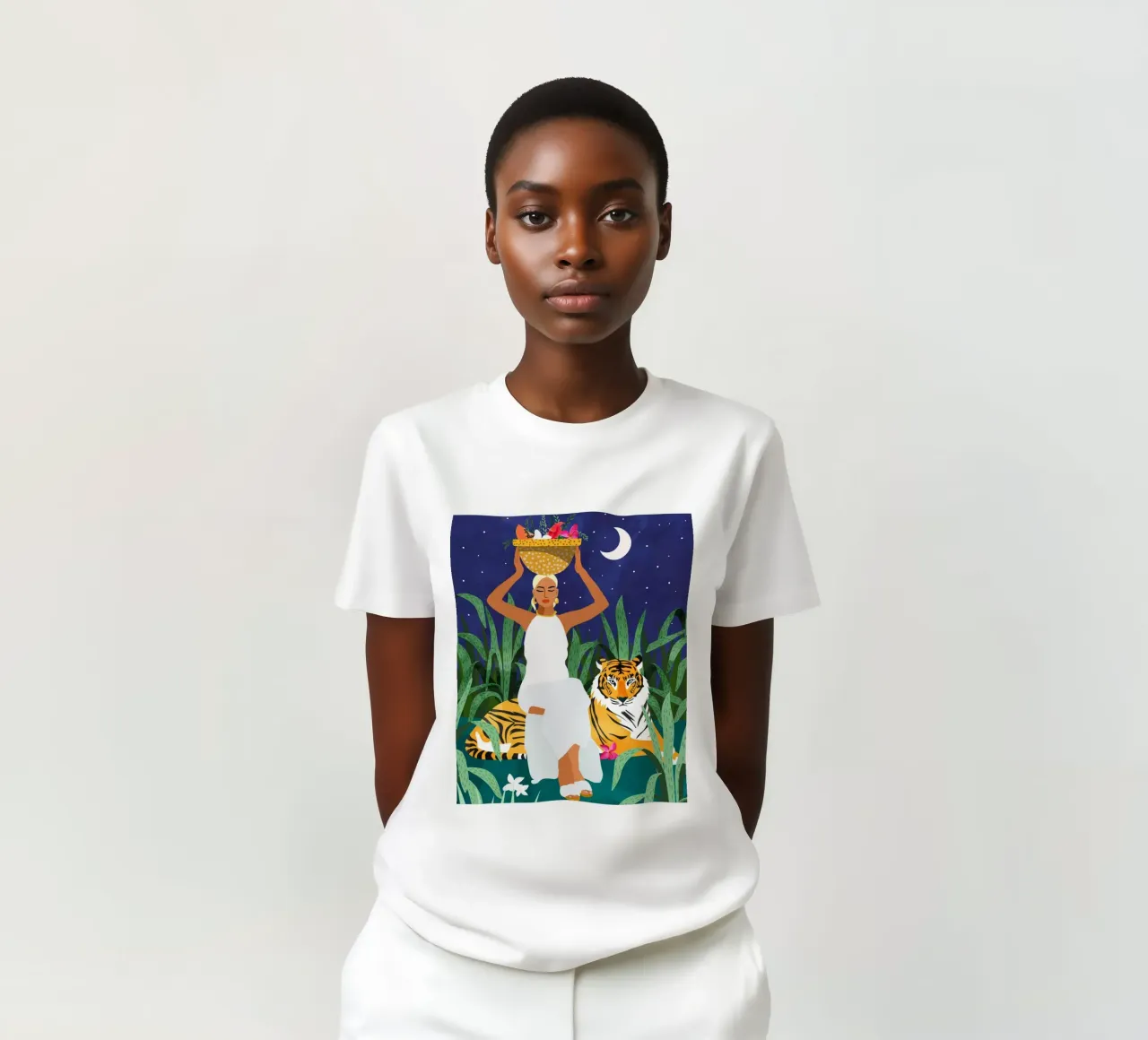 Not where I intended to go, but Even Better — Midnight Tiger t-shirt da 83oranges