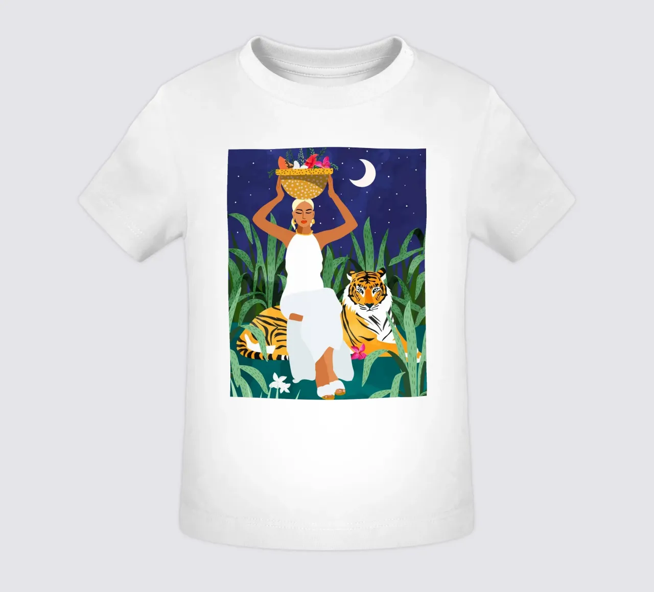 Not where I intended to go, but Even Better — Midnight Tiger maglietta neonato da 83oranges