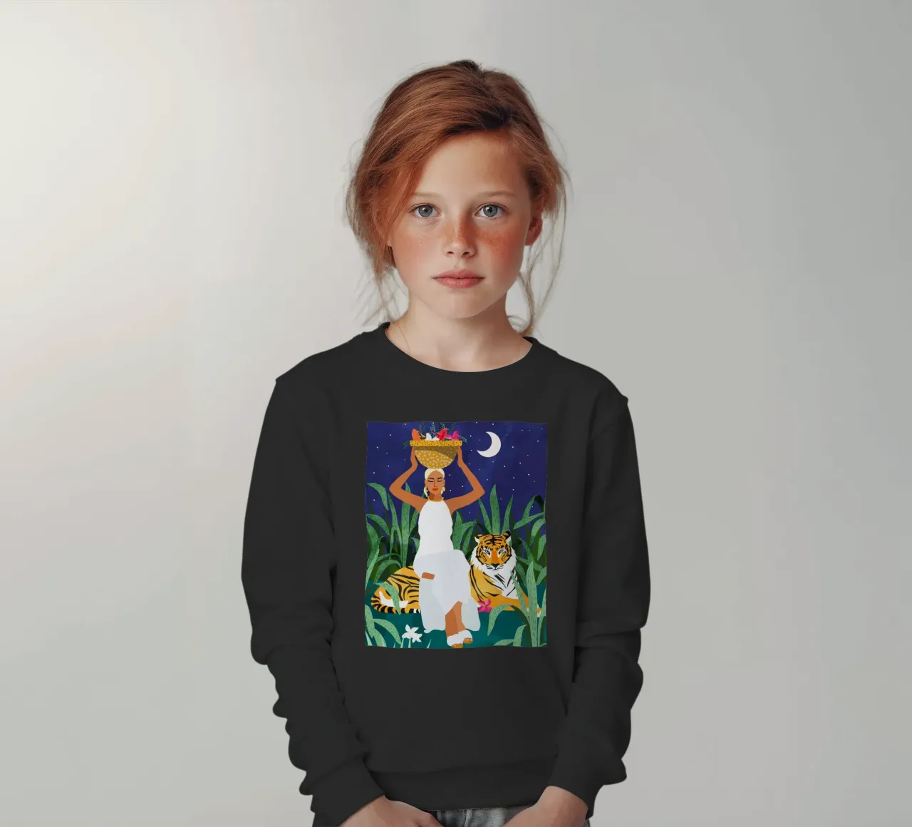 Not where I intended to go, but Even Better โ Midnight Tiger felpa bambino da 83oranges