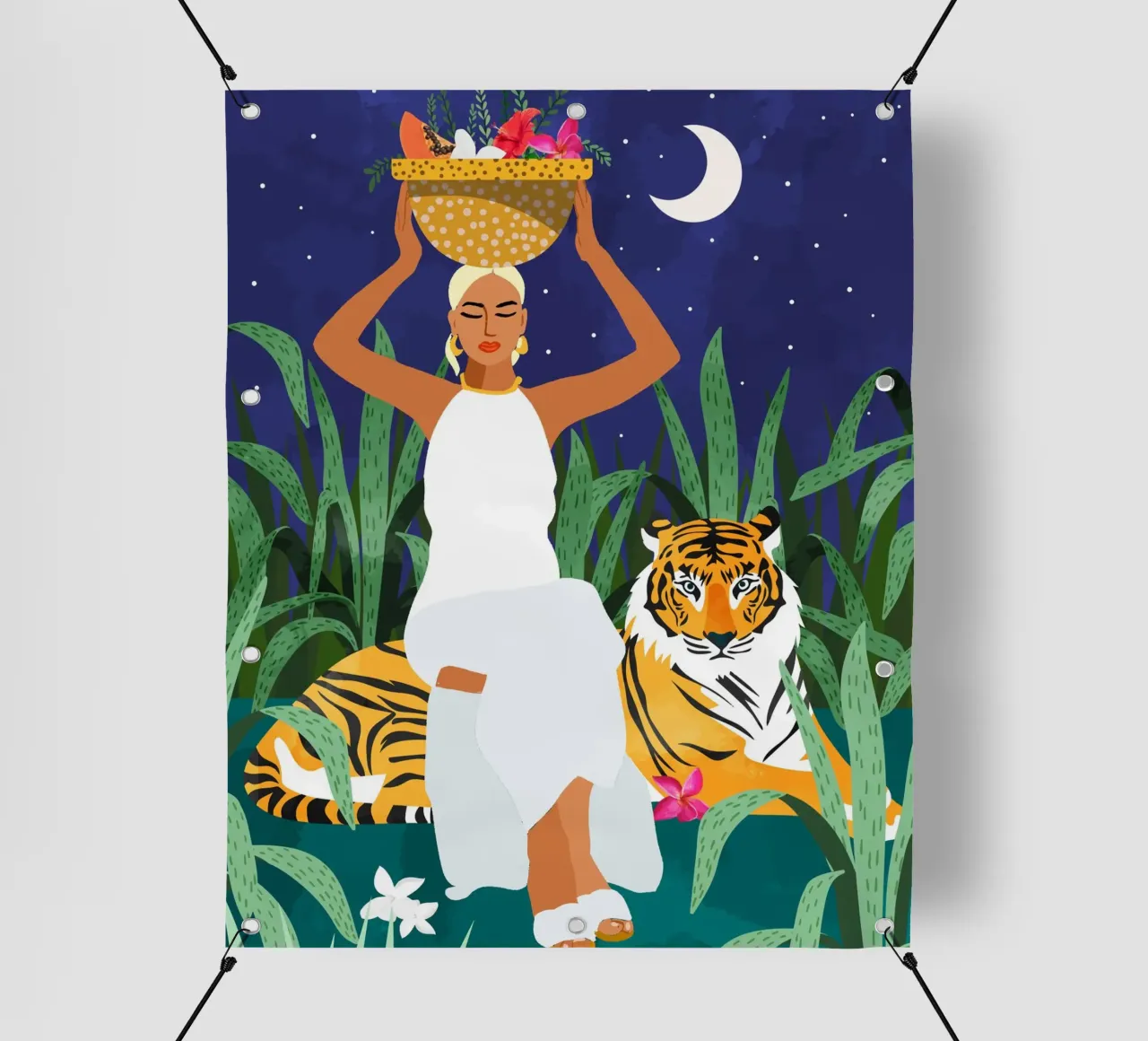 Not where I intended to go, but Even Better — Midnight Tiger telo in pvc da 83oranges