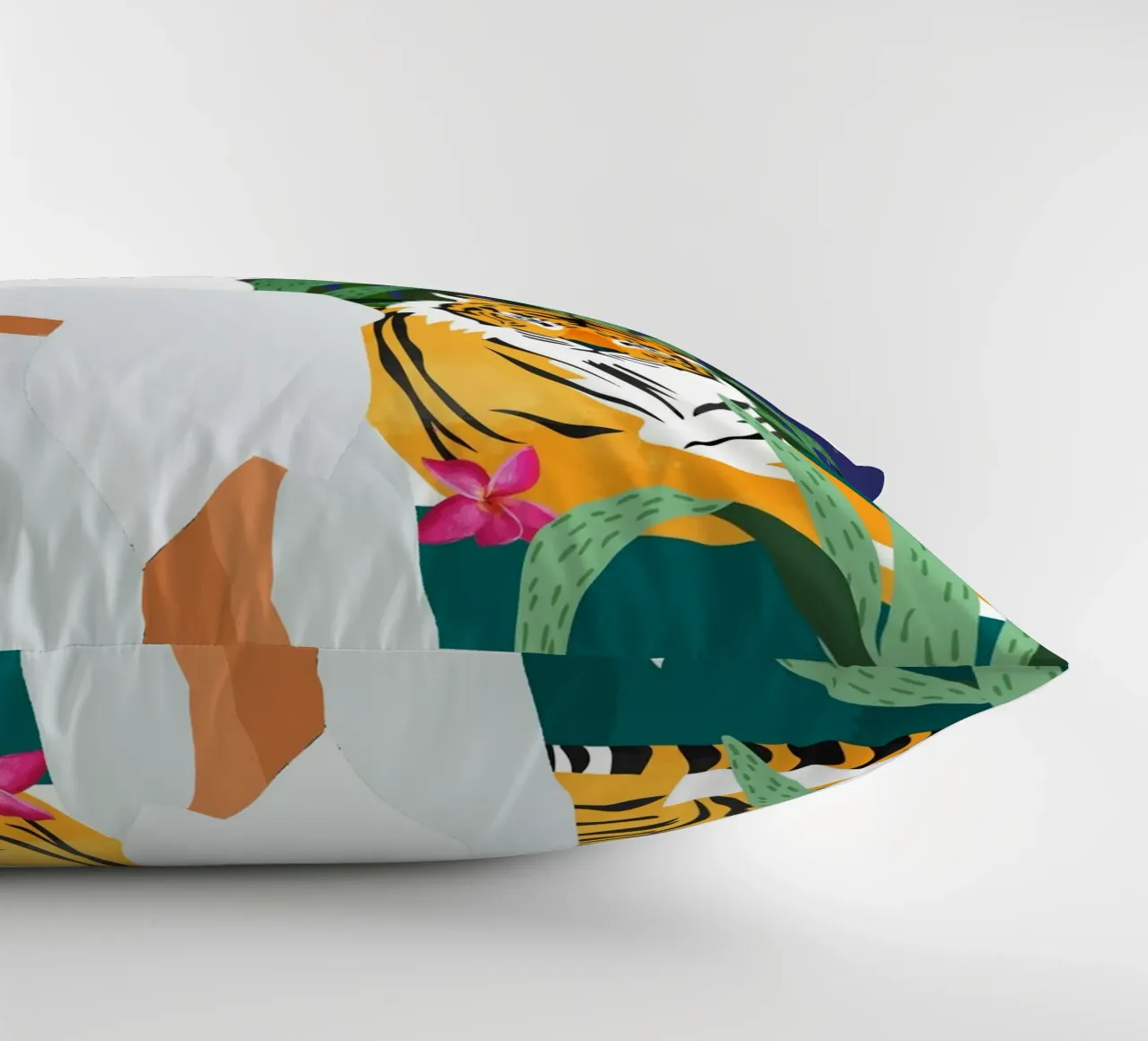 Not where I intended to go, but Even Better โ Midnight Tiger decorative cushion by 83oranges