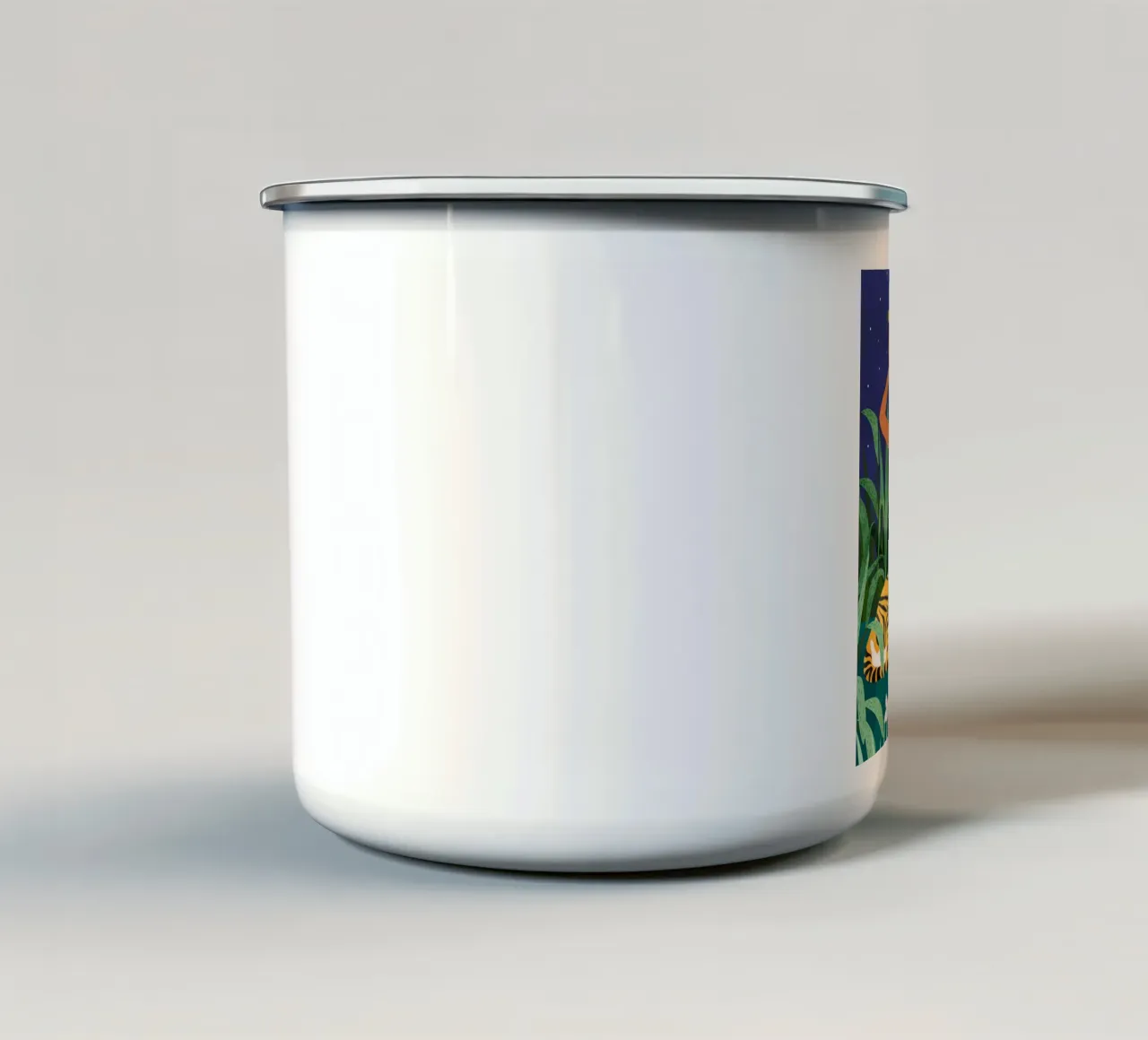 Not where I intended to go, but Even Better — Midnight Tiger tazza in smalto da 83oranges