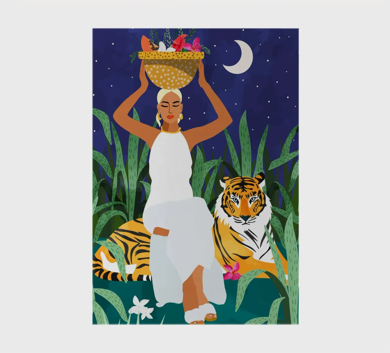 Not where I intended to go, but Even Better โ Midnight Tiger notebook by 83oranges