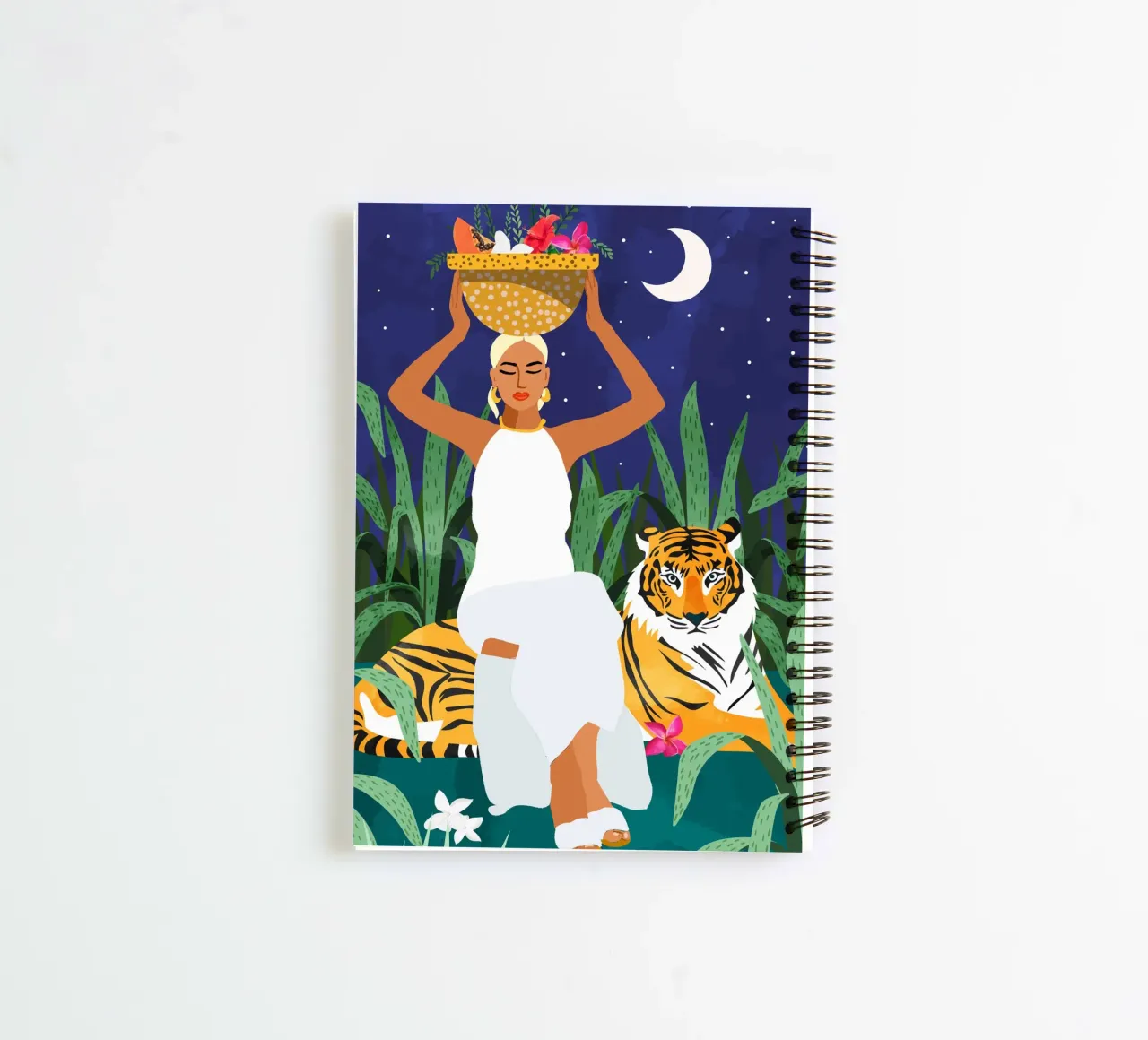Not where I intended to go, but Even Better — Midnight Tiger diario ad anelli da 83oranges