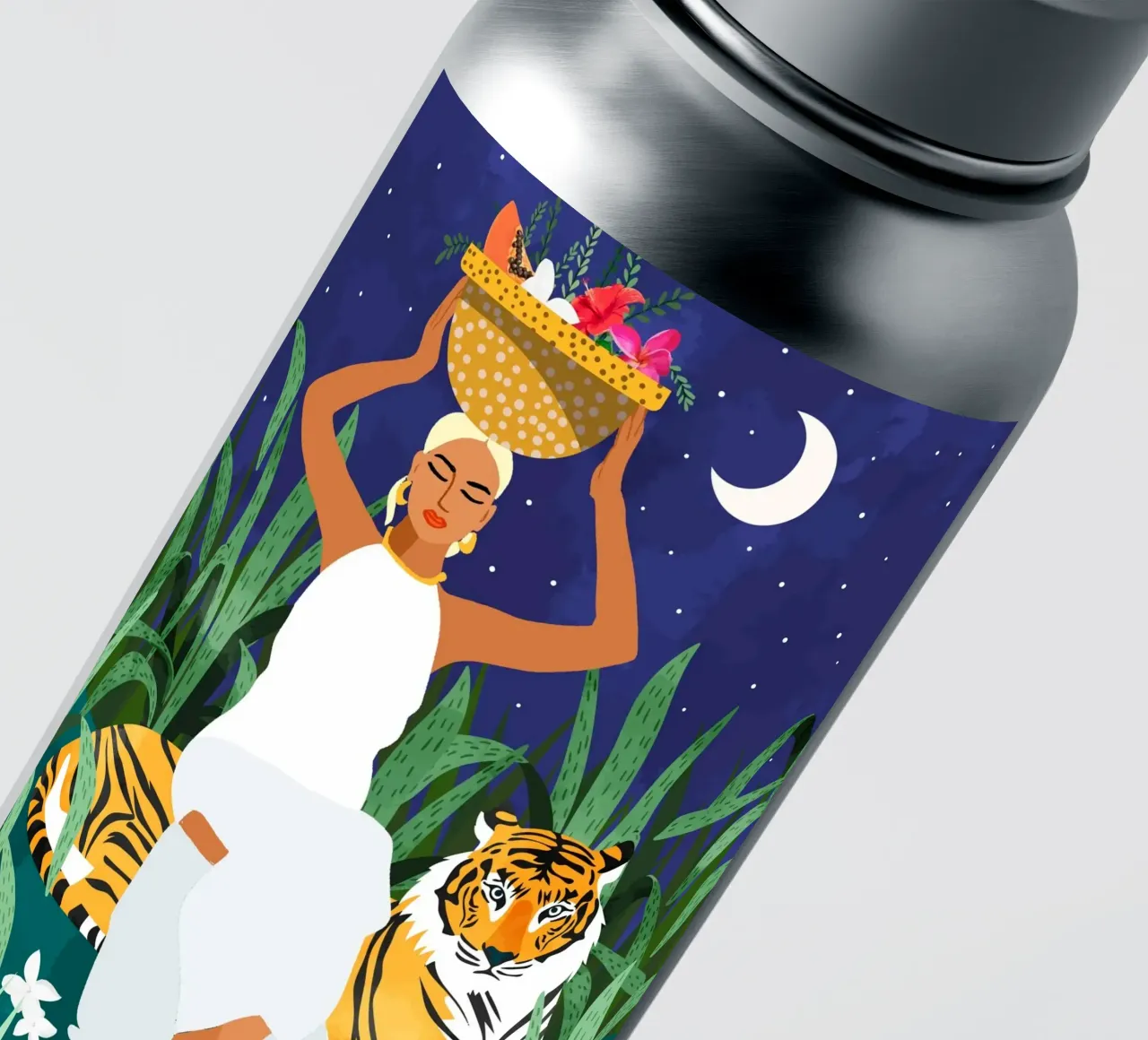 Not where I intended to go, but Even Better — Midnight Tiger adesivo da 83oranges