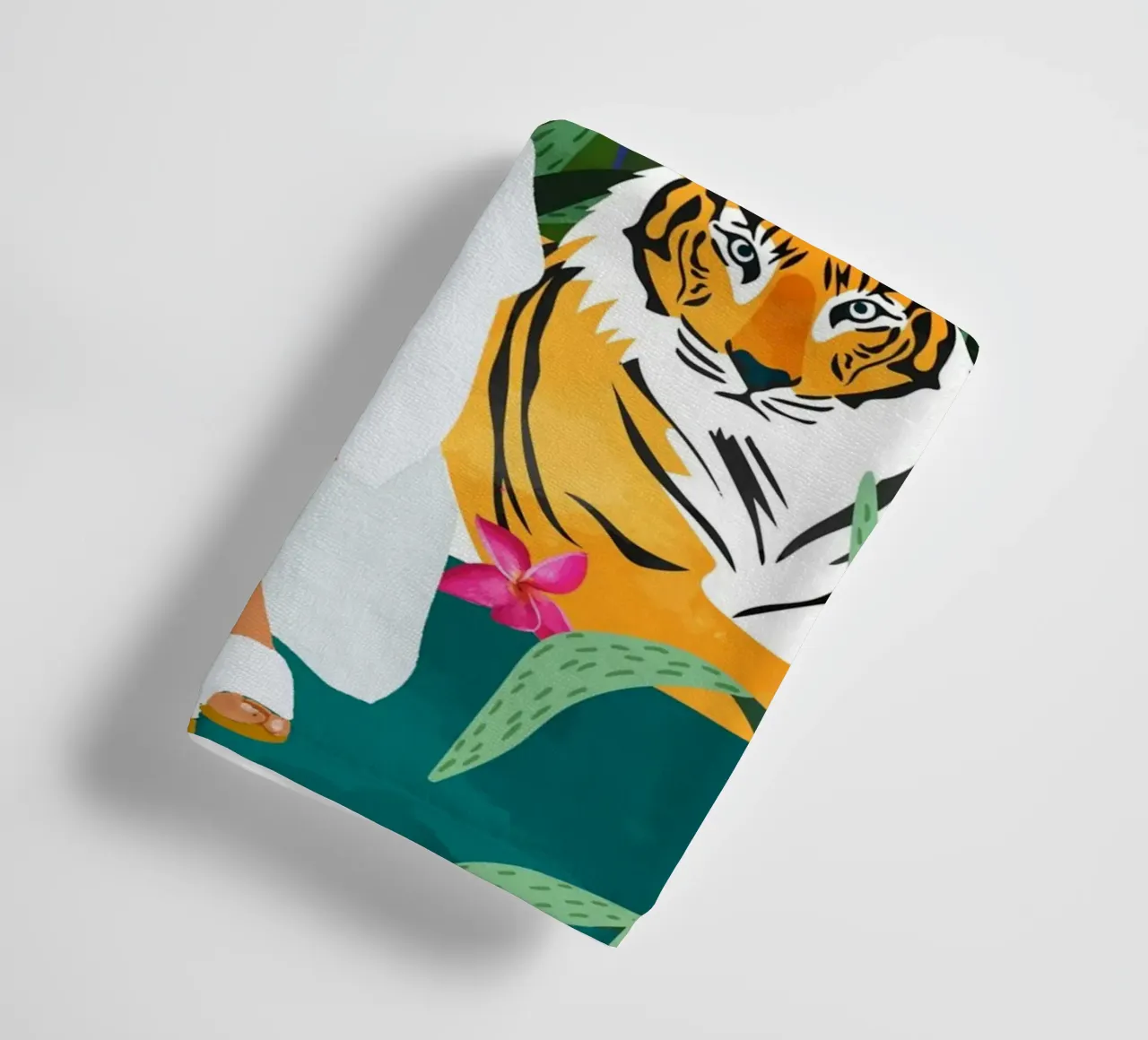 Not where I intended to go, but Even Better โ Midnight Tiger towel by 83oranges