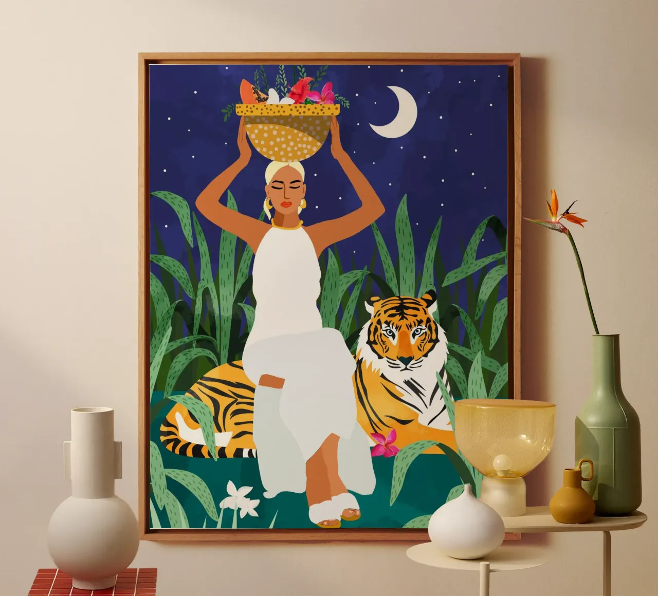 Not where I intended to go, but Even Better — Midnight Tiger tela da 83oranges