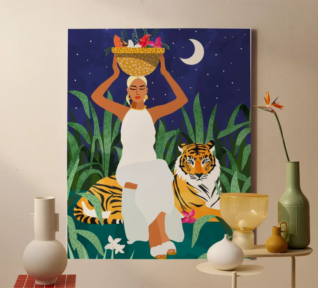 Not where I intended to go, but Even Better — Midnight Tiger canvas van 83oranges