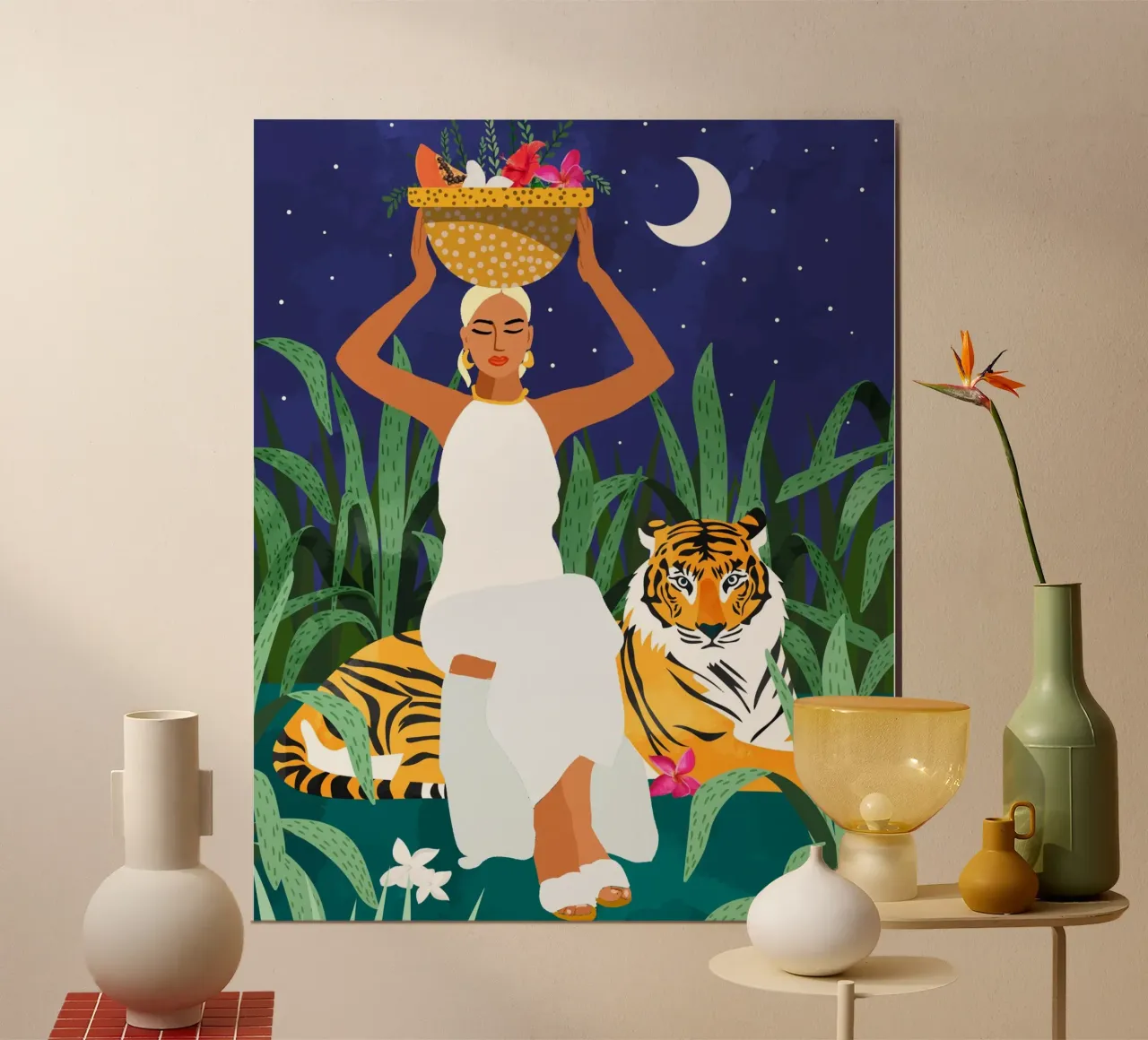 Not where I intended to go, but Even Better — Midnight Tiger carta hahnemühle da 83oranges