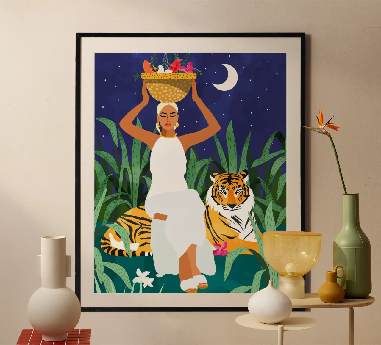 Not where I intended to go, but Even Better — Midnight Tiger carta hahnemühle da 83oranges