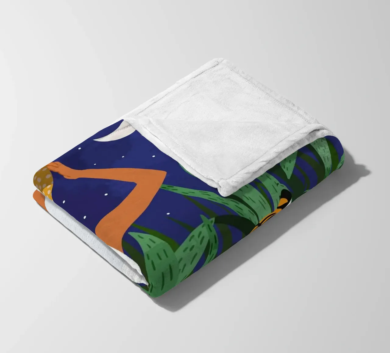 Not where I intended to go, but Even Better — Midnight Tiger Fleecedecke von 83oranges