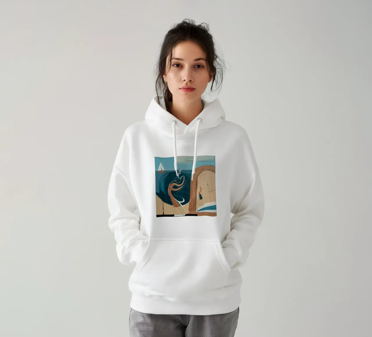 Riflessione costiera felpa con cappuccio da Crimson Whisper
