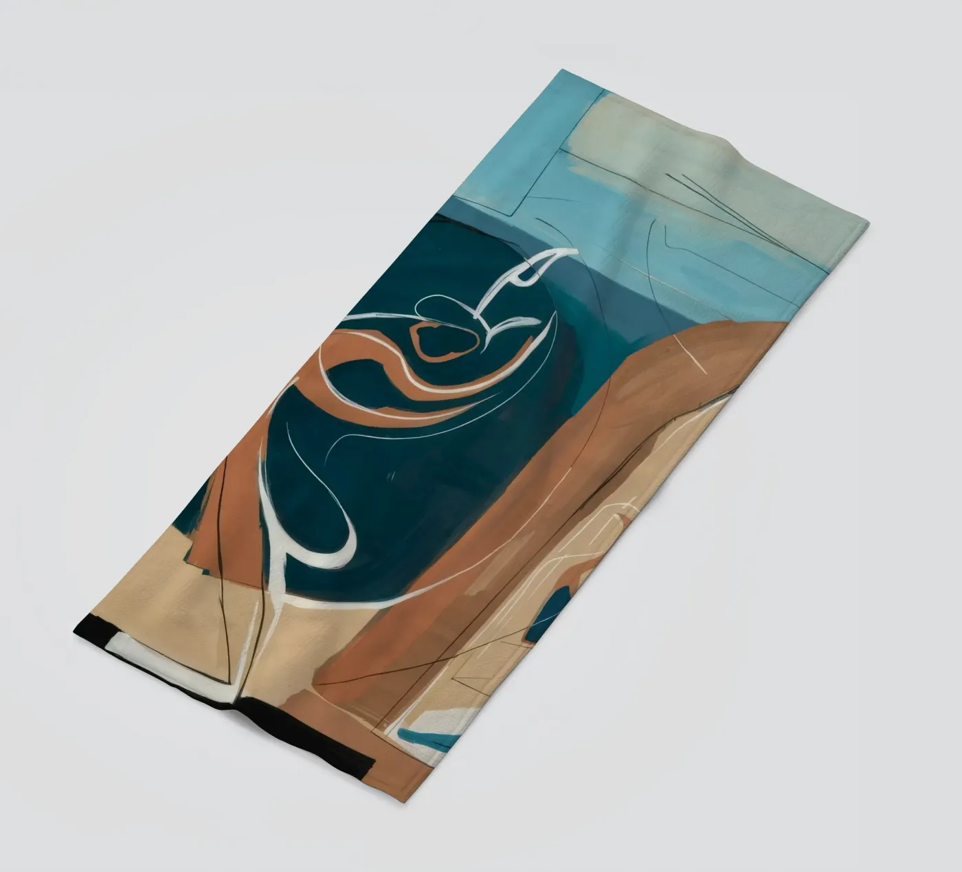 Riflessione costiera telo mare da Crimson Whisper