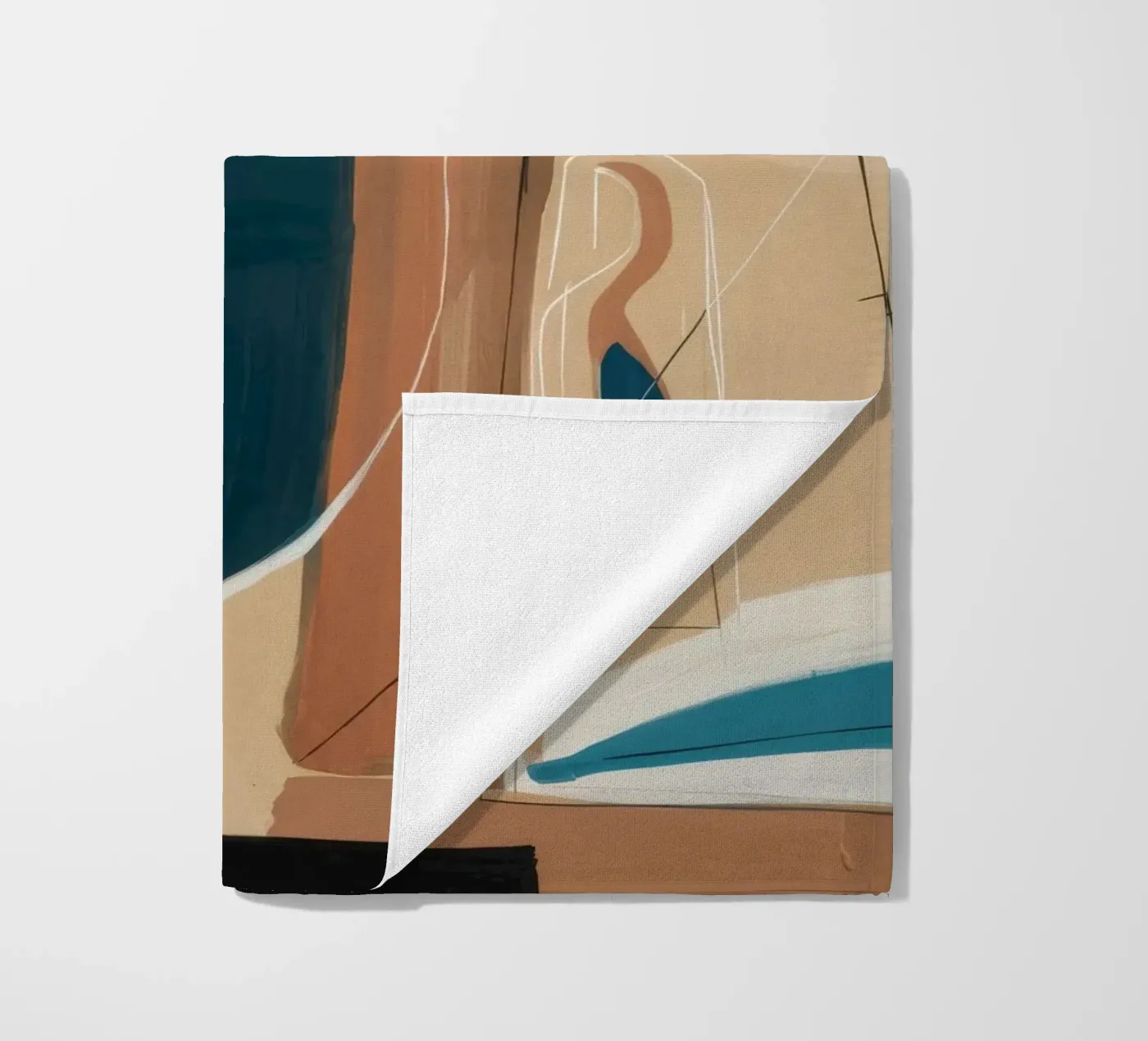 Riflessione costiera telo mare da Crimson Whisper