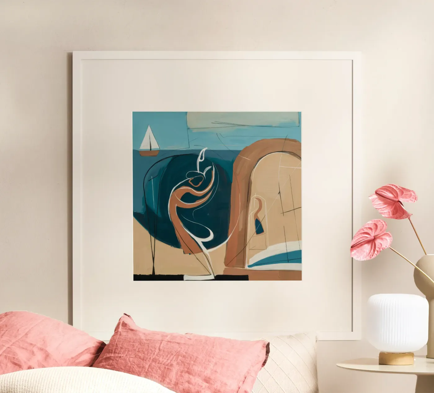 Coastal Reflection poster by Crimson Whisper