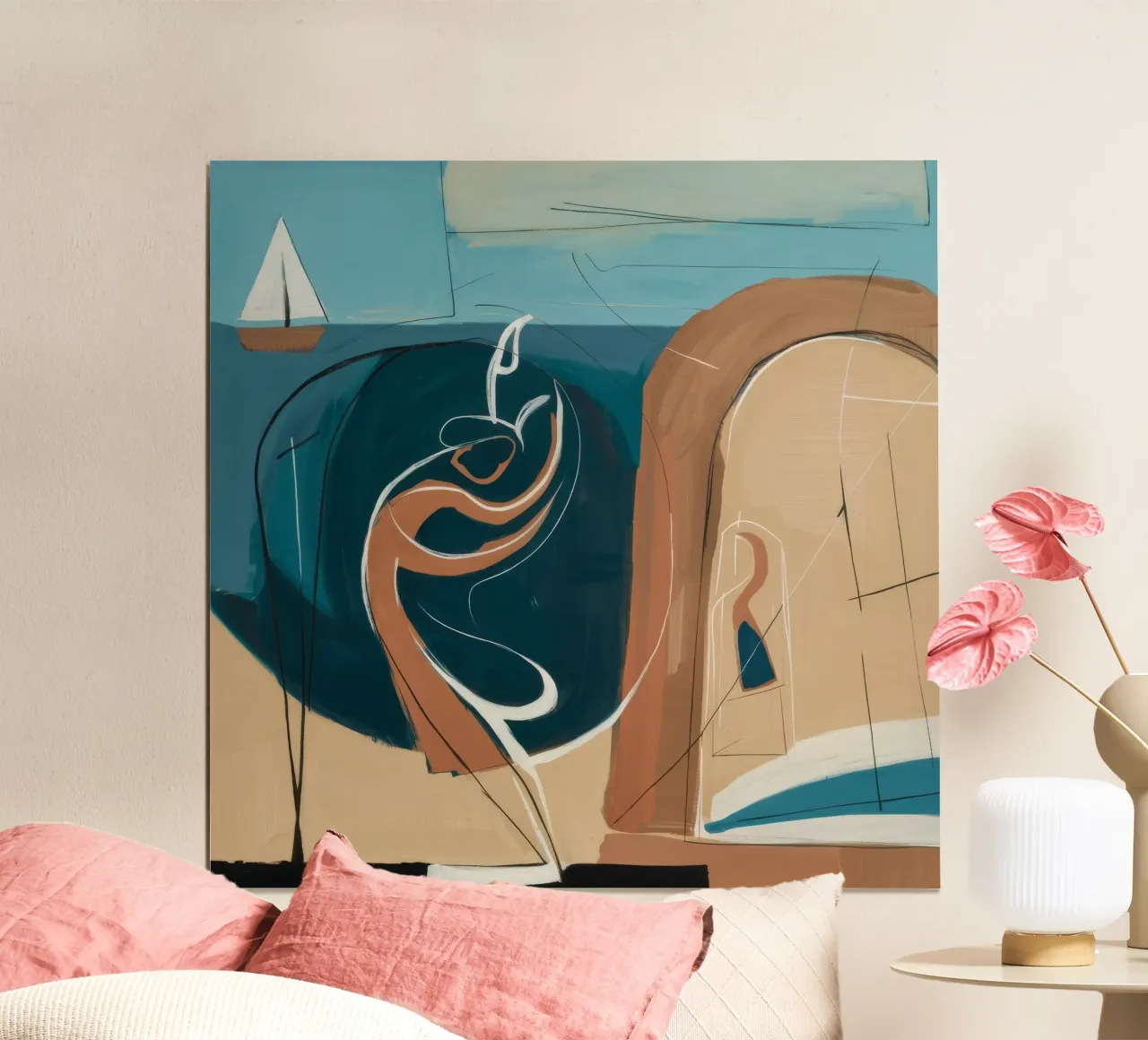 Coastal Reflection poster by Crimson Whisper