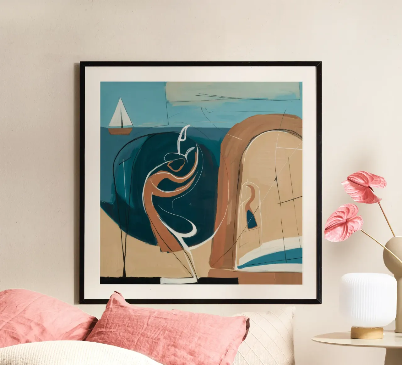 Coastal Reflection poster by Crimson Whisper