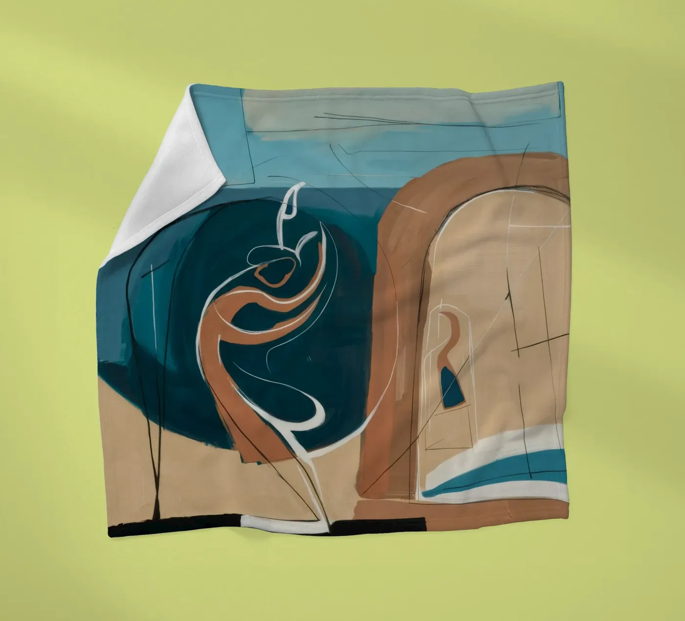 Coastal Reflection fleecedeken van Crimson Whisper