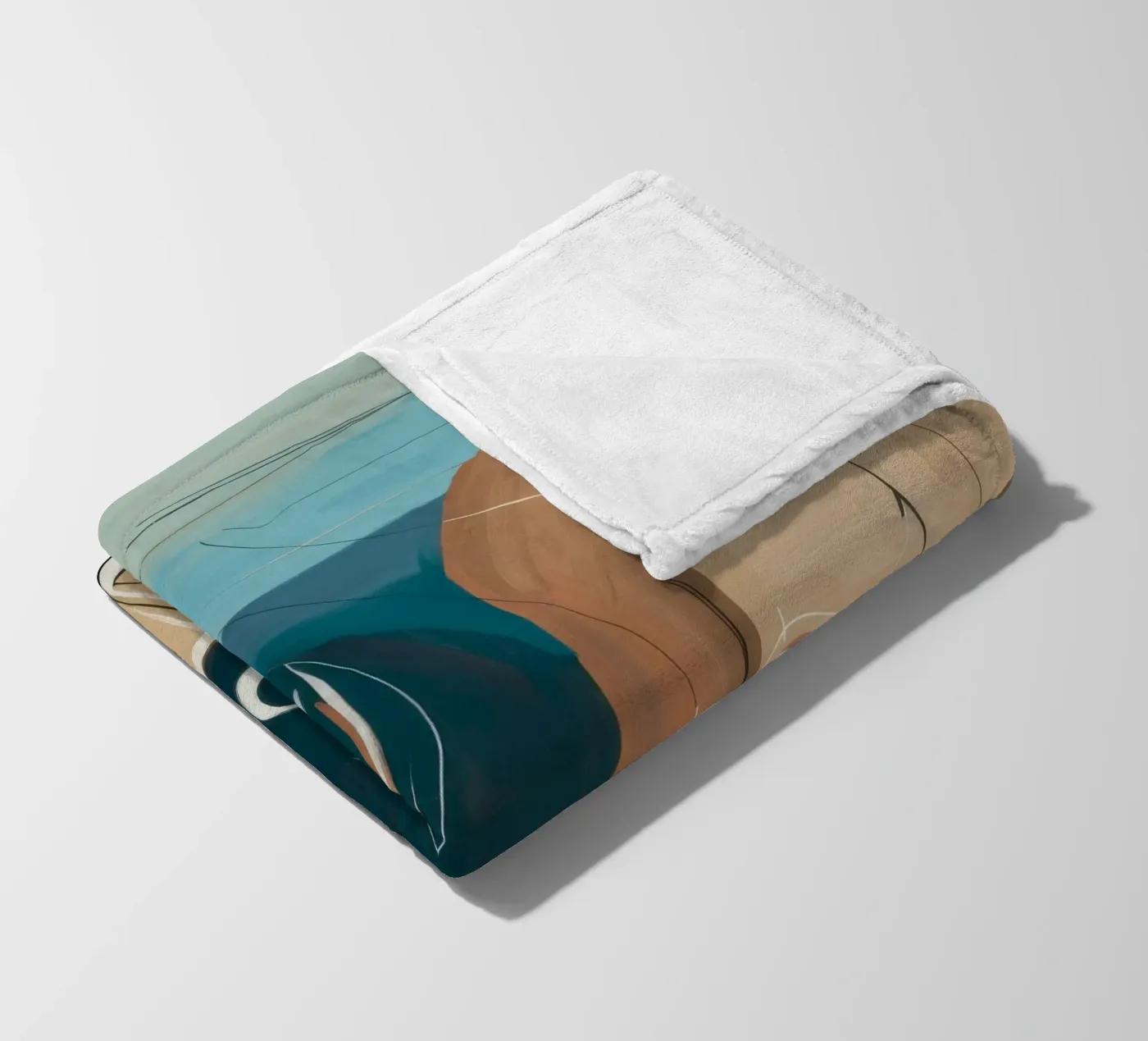 Coastal Reflection fleecedeken van Crimson Whisper