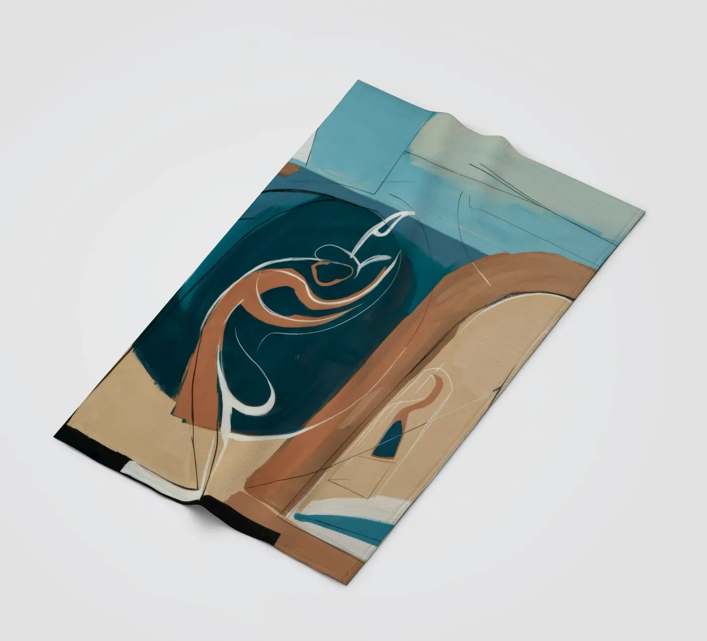 Coastal Reflection fleecedeken van Crimson Whisper