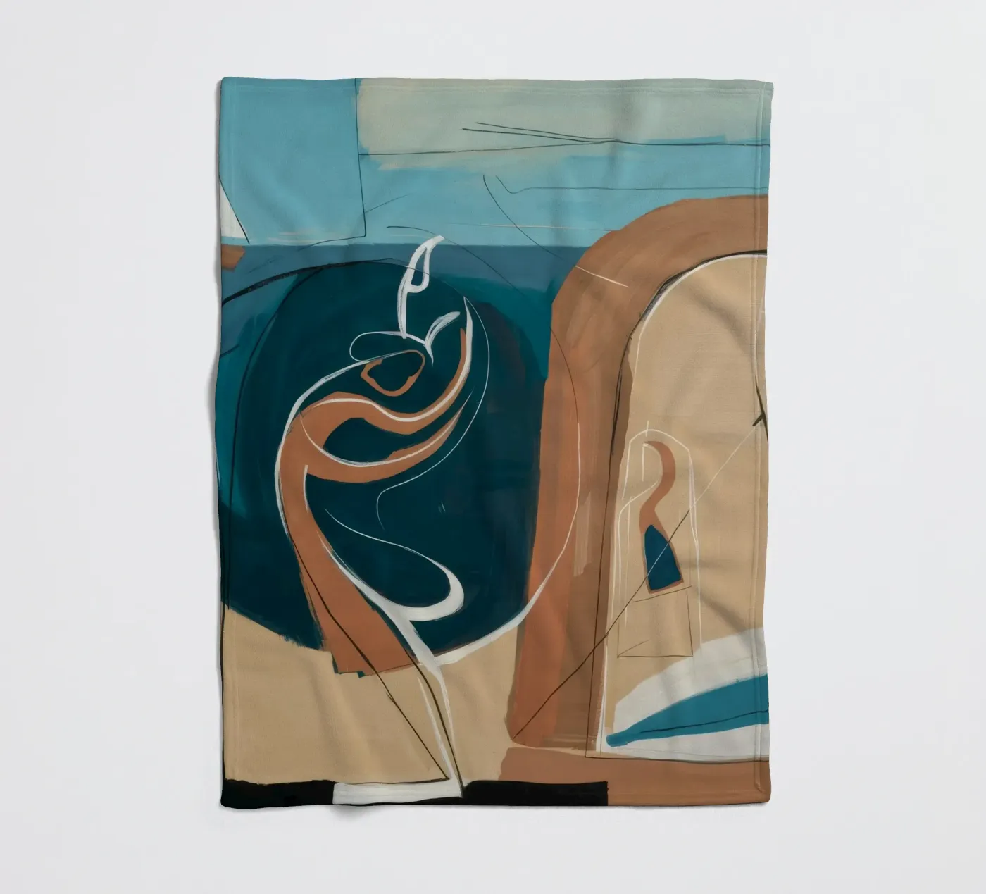 Coastal Reflection fleecedeken van Crimson Whisper