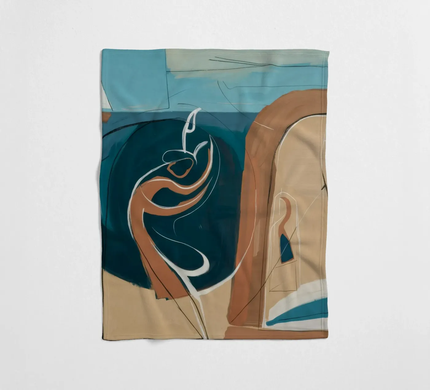 Coastal Reflection fleecedeken van Crimson Whisper