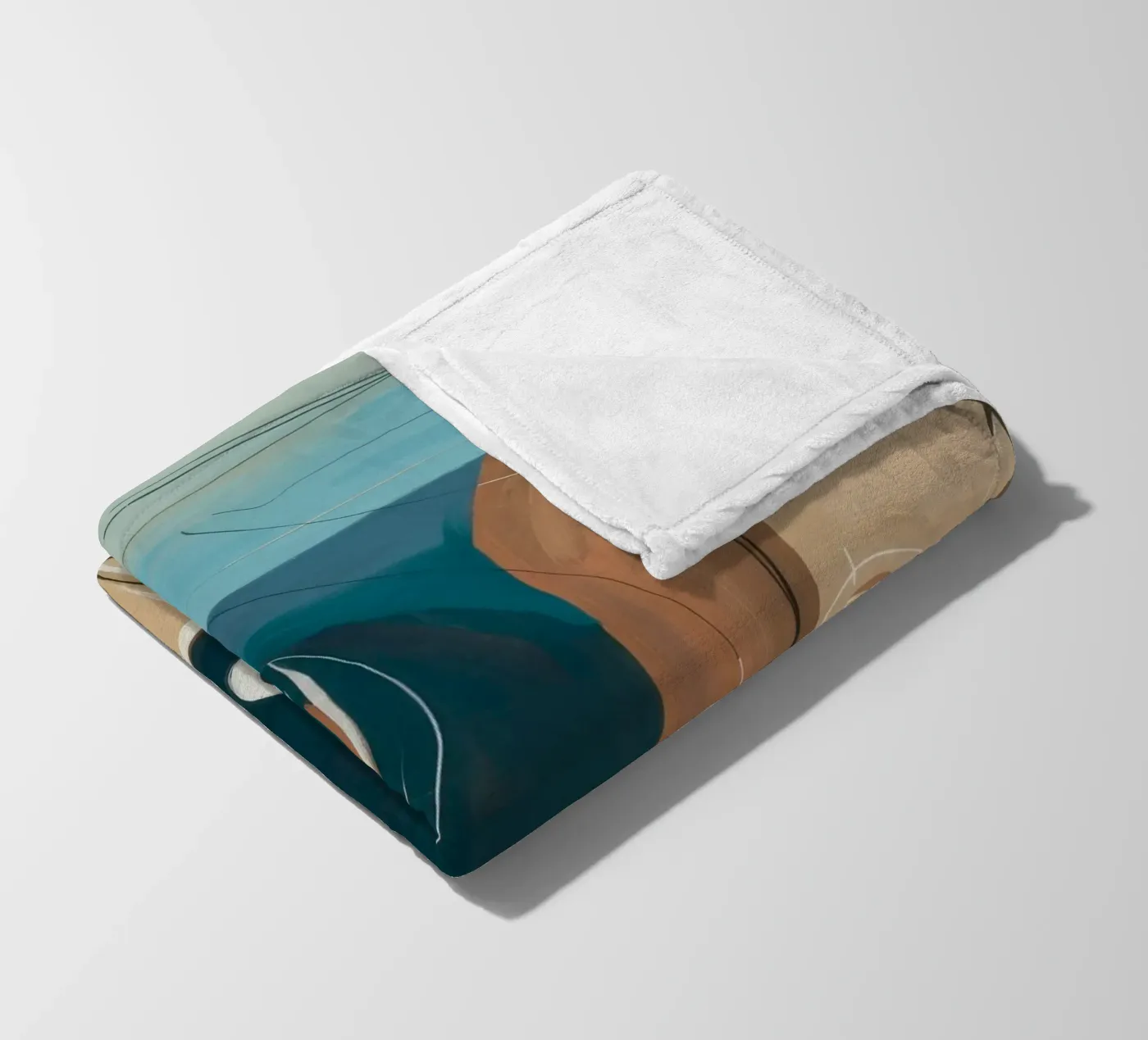 Coastal Reflection fleecedeken van Crimson Whisper