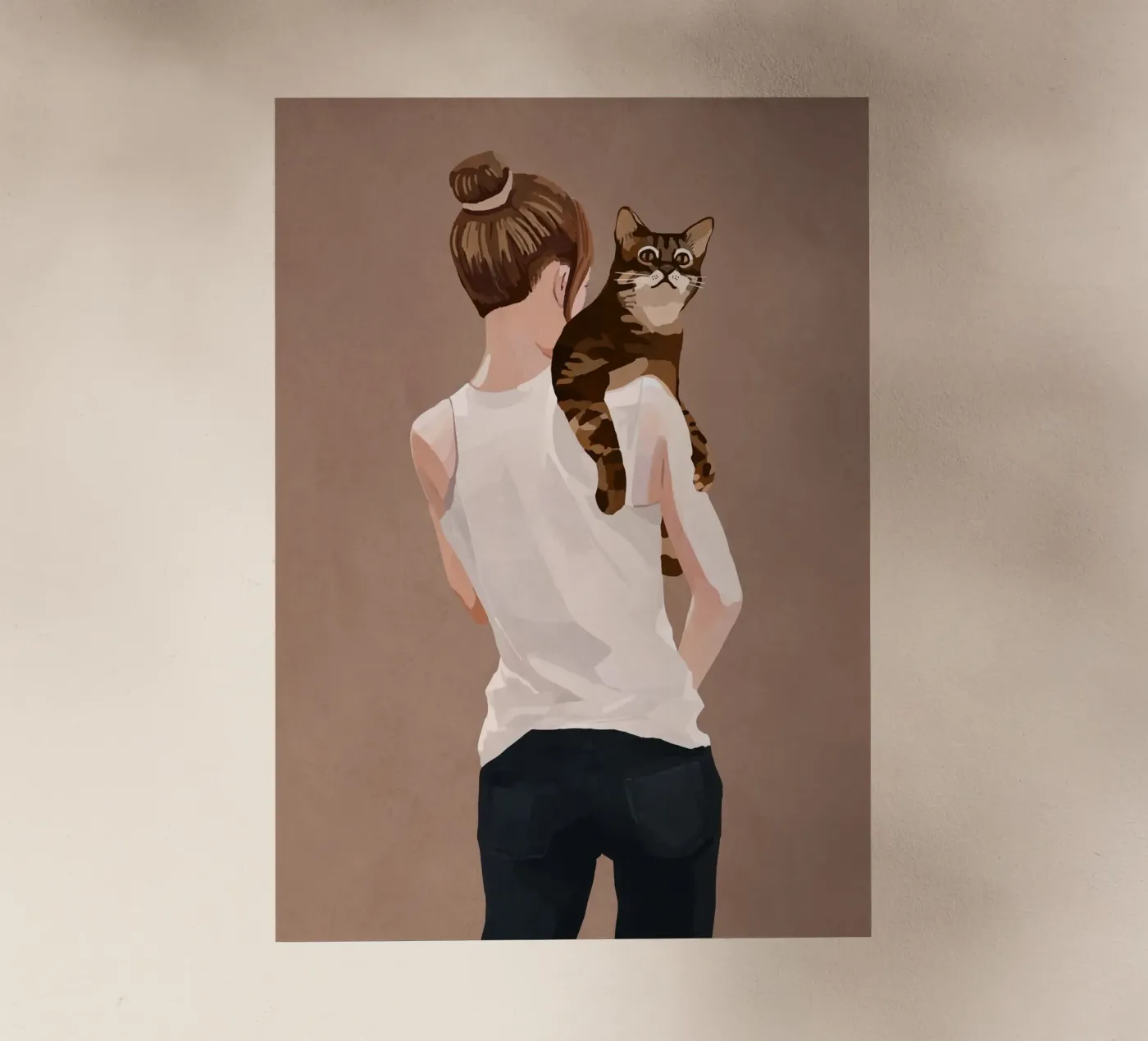 Silly Cat pellicola backlit da cityart