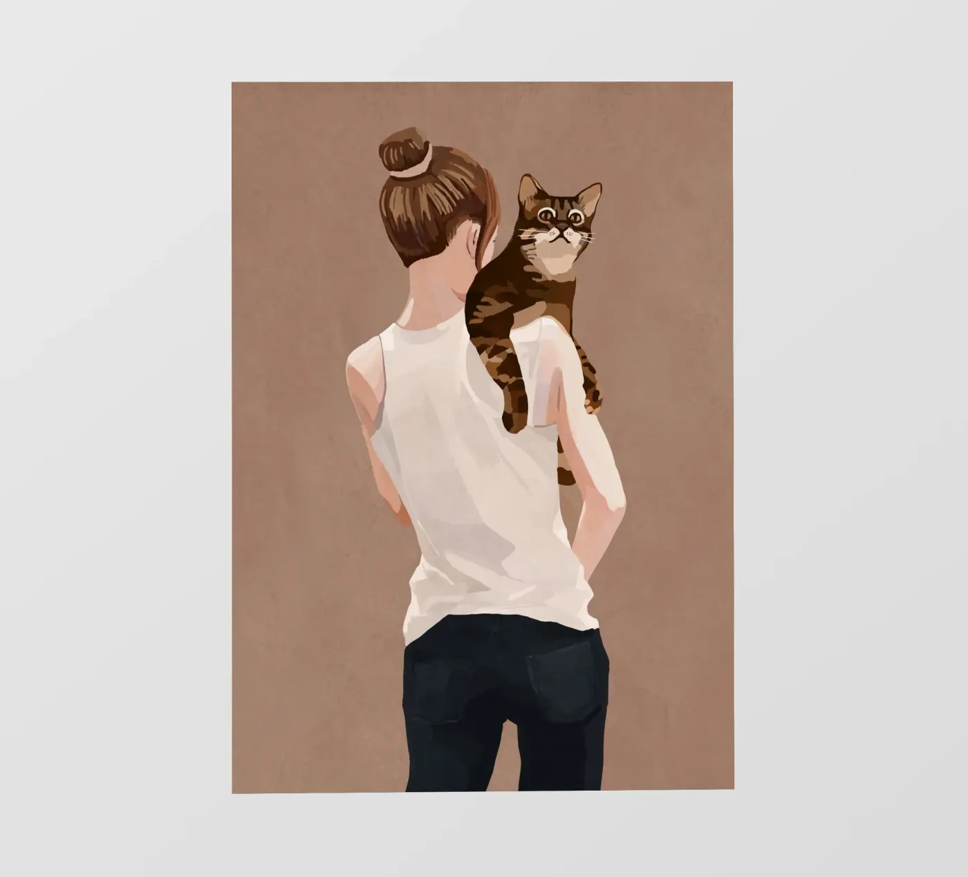 Silly Cat pellicola backlit da cityart